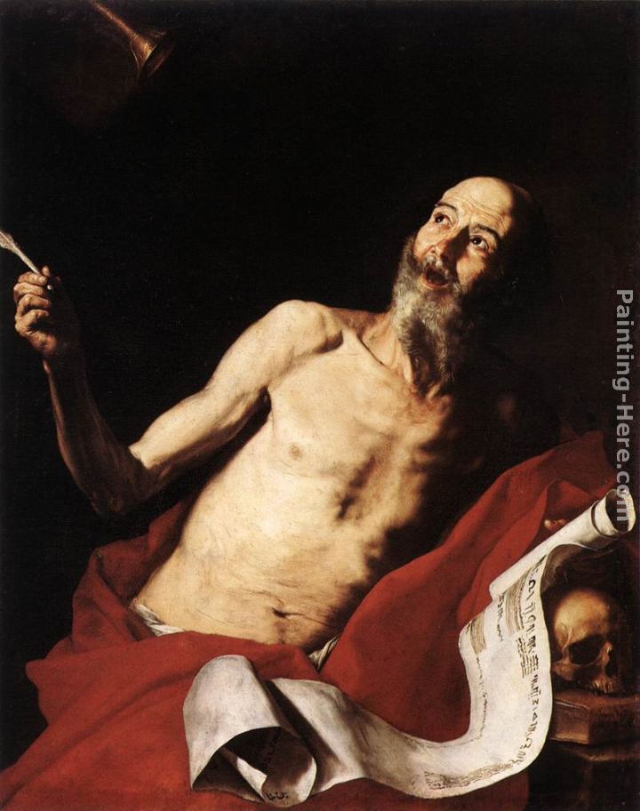 St Jerome painting - Jusepe de Ribera St Jerome art painting